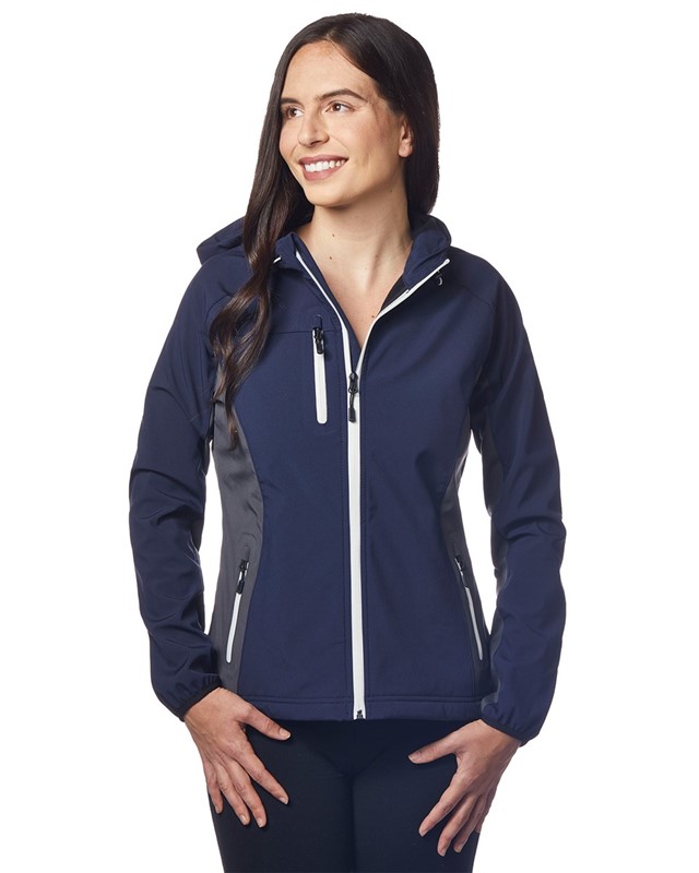 mckinley women's taylor hooded long softshell jacket