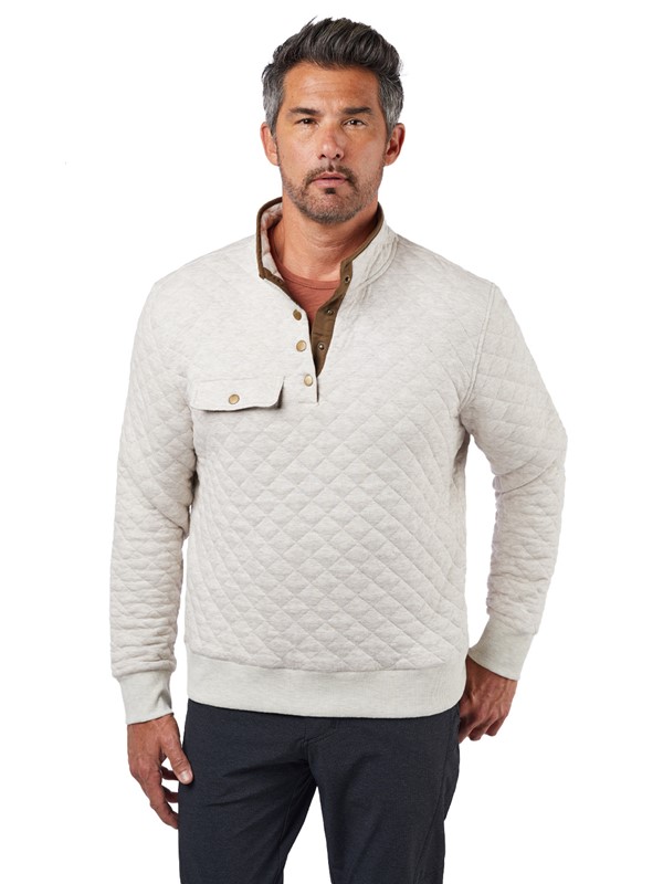 Riverton Quilted Fleece Pullover